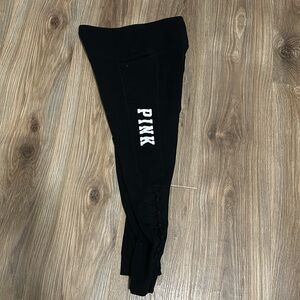 PINK yoga leggings size medium